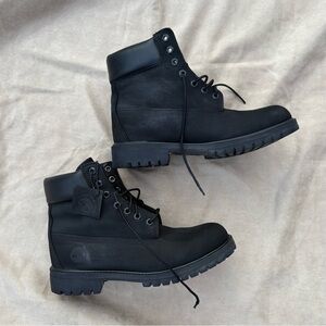 🥾Timberland Genuine Leather Men's Black Suede Boots - Size 8.5